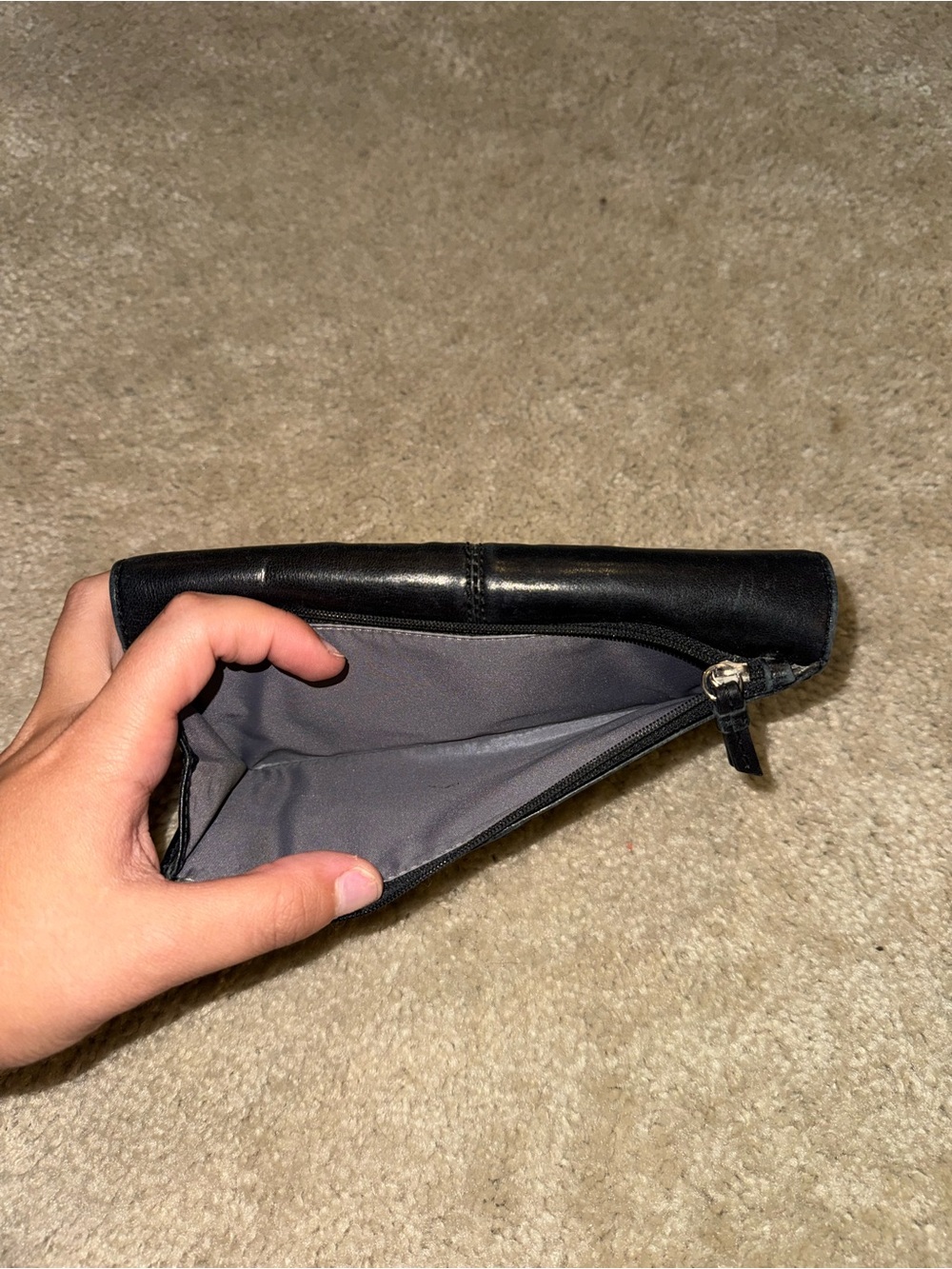 Coach Vintage Y2K Black Soho Pleated Soft Leather Wallet - Picture 3 of 5